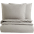 H&M Double/king Set Duvet Cover Beige, Grey (200x200cm)