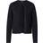 Gina Tricot One Button Knit Cardigan - Black