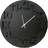 Platinet Wall Clock Modern Black 35 cm Wanduhr