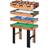 Homcom 4-i-1 Multispelbord Med Bordsfotboll Bordhockey Bordtennis Biljard 92 x 78 x 80 cm