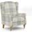 Dunelm Oswald Grande Check Wingback Oswald Armchair 108cm