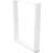 vidaXL Matbordsben V-formade 2 St Vit 80 x 72-73,3 cm Stål Bordsben 73.3cm 2st