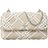 Tory Burch Mini Kira Woven Canvas Flap Bag - Natural/Blanc