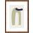Nielsen Light Velino Wooden 42 x 59.4 cm With Abstract Poster Print and Protective Glass Front - Walnut Photo Frame 44.8x62.2cm