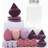Shein Makeup Sponge Set Of 15 With Storage Jar, 3 Beauty Blenders, 3 Mini Beauty Blenders, 3 Powder Puffs, 3 Mini Powder Puffs And 3 Mini Finger Air Cushion