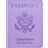 Eoehro Passport & Vaccine Card Holder - Purple
