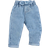 Shein Baby Girl Elastic Waist Denim Pants
