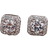 Shein Cubic Zirconia Decor Stud Earrings