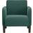 vidaXL Sofastol Med Armlæn 54 cm Fløjl Mørkegrøn Lænestol 70cm
