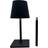 Genopladelig LED Sort Bordlampe 38cm