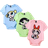 Shein Baby Girl Cartoon Print Cute Multicolor Bodysuit