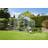 Vitavia Uranus 11500 Växthus 11,5 m2 Alu 3mm Härdat Glas Aluminium Aluminium Glas