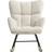 Living and Home White Sherpa Tufted Rocking Armchair 98.5cm