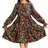 Shein Tween Girls Dusty Floral Print Flounce Sleeve Ruffle Hem Dress