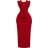 Shein Red Floral Ruched Bodycon Midi Dress For WomenFall Wedding Guest DressHomecoming DressesBrunch Women OutfitVestidos ElegantFallWinter DressesConcert
