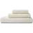 Dunelm Deco 100% Cotton Ivory Bath Towel Beige (125x70cm)