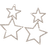 Shein Rhinestone Star Drop Earrings
