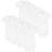 Gerber Baby 8-Pack Short Sleeve Onesies Bodysuits, Solid White, Months