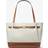 Michael Kors MK Reed Large Signature Logo Tote Bag - Natural