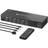 Nordic HDMI KVM-Switch 3 Computere 2 Skærme 4K60Hz EDID 4 USB 3.0 Porte Med Fjernbetjening