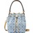 Tory Burch T Monogram Denim Bucket Bag - Powder Blue