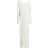 H&M Ladies White Boat-neck bodycon dress