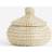 H&M Small Lidded Storage - Beige Basket 19.5cm 19.5cm