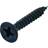 Wickes Fine Thread Black Phosphated Plasterboard Screws 25mm 200pcs