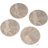 Shein pcs Waterproof PVC Cup Birthday Housewarming Festival Coaster 4pcs