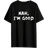 Shein Mens Printed Slogan Graphic Round Neck Short Sleeve TShirt