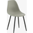 Venture Home Polar Plastic Matbordsstol Grå Svart Metall Köksstol 46cm 2st