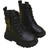 Shein Girls Boots New Winter Design Flat Round Toe Boots MidCalf For KidsChildren Princess Style