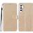 Eiderwood Samsung Galaxy A36 5G Læder Cover m Pung & Strop Glimmer Guld