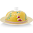 PiP Studio Smørfad Ø 17 cm Porcelæn Gul Smørboks