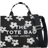 Marc Jacobs The Daisy Canvas Medium Tote Bag - Black/White