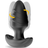 AfterDark Frank Rotating 7 Vibrating Anal Plug with Remote Control Black