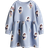 H&M Printed Sweatshirt Dress - Blue