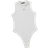 Shein Summer Solid Ribbed Sleeveless Bodysuit