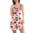 Shein Women's Spaghetti Straps Bear Heart Print Nightgown - Casual