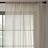 Dunelm Lucia Stripe Slot Top Voile Panel 45x145cm