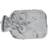 Country Club Tipped Fur Hot Water Bottle With Luxury Faux Fur Grey Cover