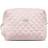 Karen Stor Toilettaske - Rosa/Ternet Quilt - Pink