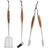 Mustang Grill Set Wooden Case 3 Pcs