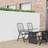 vidaXL Garden Fence Double-Sided White 1.8x5 m PVC