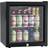 Dmd Glass Mini Fridge 50L Black