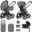 Venicci Upline 2 Travel System 3 in 1 Travel System Plus Base