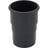 FloPlast Grey Mini Gutter Downpipe Socket 50mm Anthracite Grey