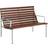 Hay Traverse Lounge Bench Med Armstöd W114 x D70.5 x H80 cm Trädgårdsbänk