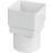 FloPlast White PVC Square to PVC Round Downpipe Adaptor