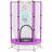 Aiyaplay 4.6FT Kids Trampoline with Safety Enclosure Net